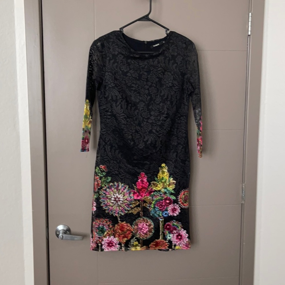 NWOT Desigual floral lace dress 🔥